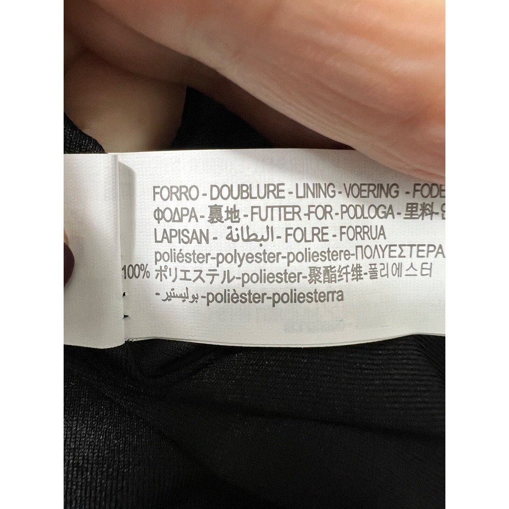 Zara Dress Women S Black Fit & Flare Little Black Dress Sleeveless Flowy Pockets - Picture 9 of 10